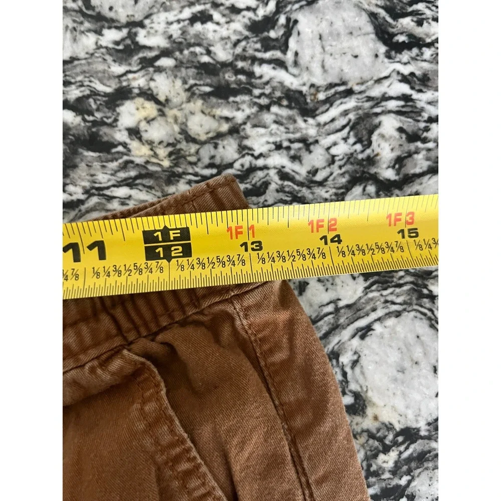 GAP Kids‎ Boys XXL 14-16 Cargo Pants Brown Elastic Waist Utility Trousers